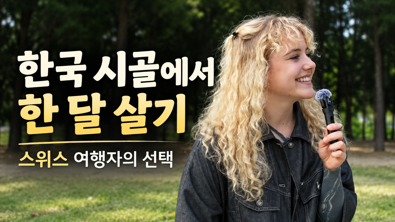 노에미의 한국 시골 한 달 살이 인터뷰 썸네일