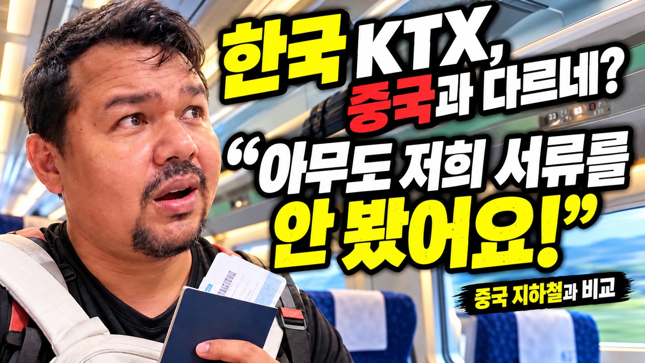 한국 KTX에선 왜 달랐을까? 브라질 부부의 한국·중국 탑승 경험